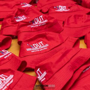 Purple Divi Engine Text Zipper Hoodie